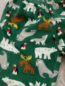 Cozy Fleece Animal Print Pajama Pants