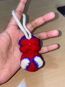 Handmade Spiderman Keychain 🕷️