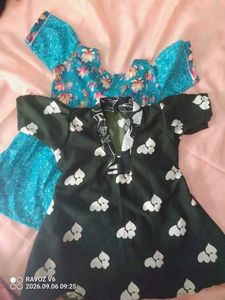 Floral Print Kurta combo