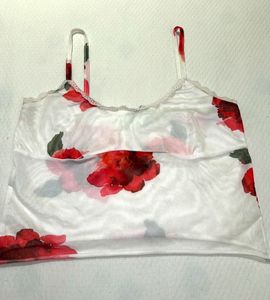 Sheer Floral Cami Top