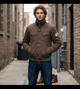 TYCOON RAW Stylish Brown Bomber Jacket