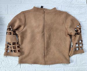 Women Cute Crop Top with Bow Detail