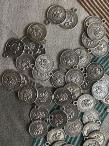 Queen Elizabeth II Coin Charms set of 20
