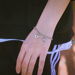 Cute Charm half heart silver🩷