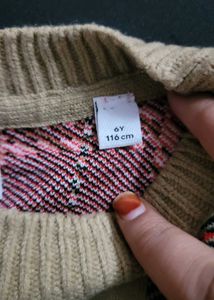 Burberry Plaid Pattern Sweater