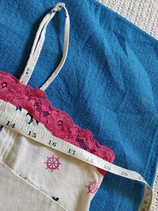 Cute Anchor Print Nightdress