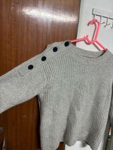 Gray Knit Sweater