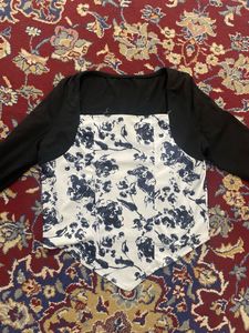 Floral Print Corset Top