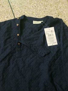 Elegant Navy Blue Kurta