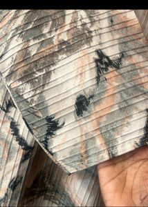 Retro Abstract Print Button-Up Top &amp; Pants Set