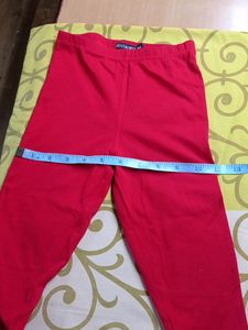 Leggings By Go Colors (Red)