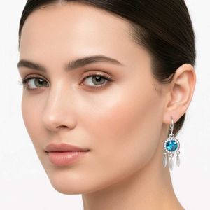 Silver Drop Earrings