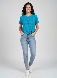 Benetton Graphic Print T-shirt