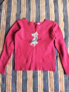 Hot Pink Cat Sweater