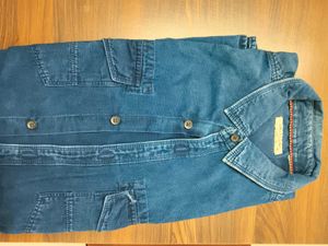 Men's Blue Cargo Shirt