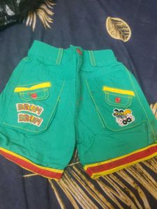 combo Bright Green Cargo Shorts