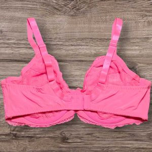 George Underwired Hot Pink Lace Bra