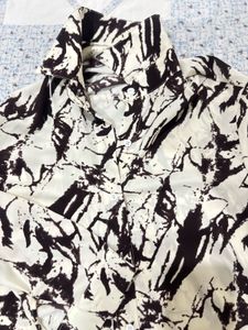 completely new Chic Abstract Print Shirt Dress