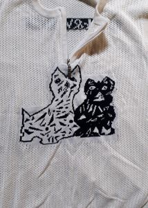 Mesh Half Sweater/vest