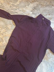 Elegant Plum Wide-Leg Jumpsuit