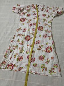 Floral Button-Down Shirt Dress