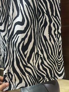 Zebra Print Flare Pants