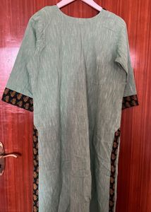 Mint Green Cotton Kurta