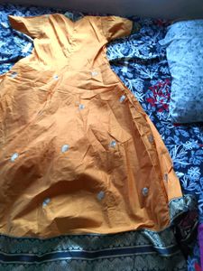 Orange Lehenga Choli with Embellishments