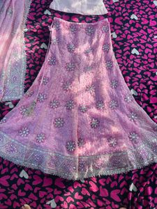 Pink Embroidered Y2k lehenga