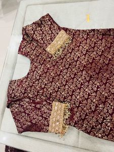 Elegant new Maroon sharara Set