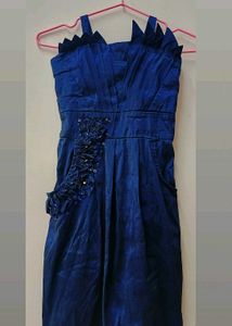 Blue Embellished Dress