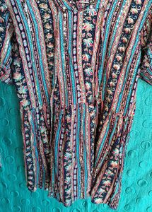 combo beautiful top ,Purple Crinkled Blouse with F