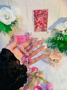Cute Anime Character Accessories Set