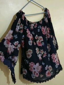 Floral Off-Shoulder Blouse