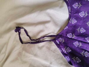 Purple short kurti