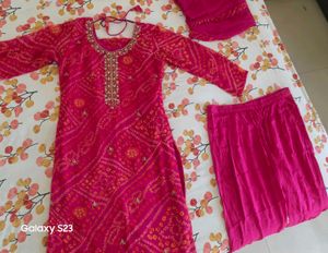 Pink Bandhani Suit 💖💖
