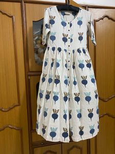 Chic White Print Dress