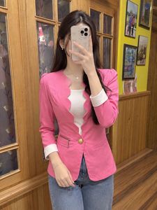 Chic Pink Blazer