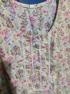 Women's Floral Print Kurta