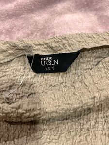 Sage Green one shoulder Top