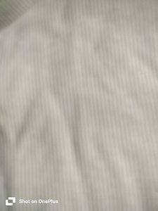 off White Long Sleeve Mock Neck Top