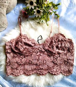 Chic Lace Bralette Crop Top