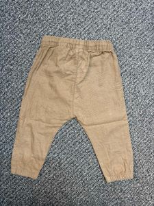 Toddler Girls Brown Linen Pants H&amp;M
