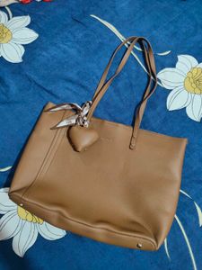 Magnolia Tote Bag with Scarf Charm