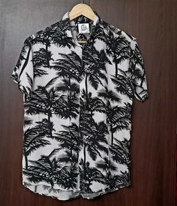 Men's Palm Tree Print Shirt