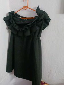 Ruffled Off-Shoulder dress