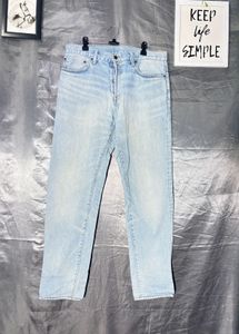 CARHARTT Light Wash Straight Leg Jeans