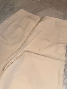 Cream Wide Leg Trousers