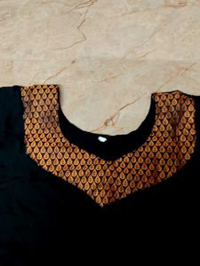 Black kurtha set of 2