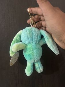 Doll Keyring Rabbit Pastel Gree